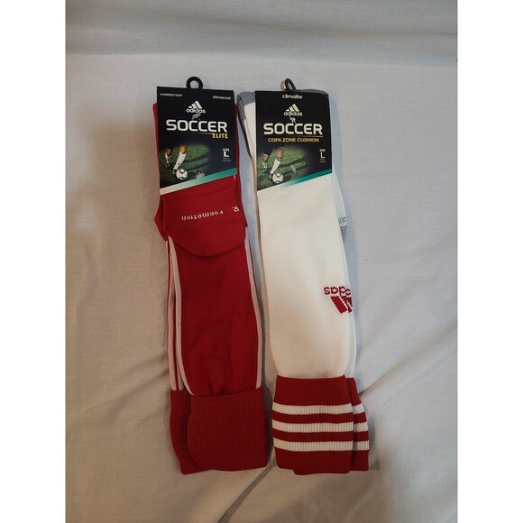Adidas Soccer Sock Climalite Copa Zone and Climacool Elite New! Size Large - Picture 1 of 6